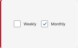 Don't Diagram Three A horizontal listing of checkboxes with text labels. One checkbox is checked.